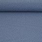 Preview: Jacquard-Strick Rauten blau silber